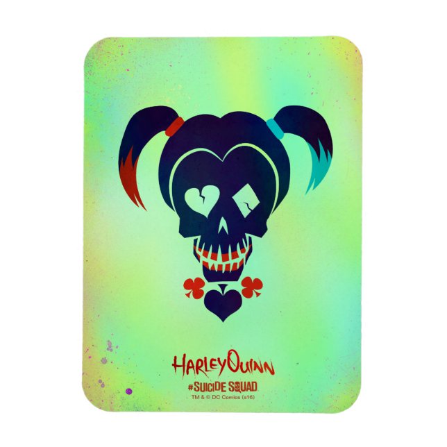 Suicide Squad | Harley Quinn Head Icon Magnet (Vertikal)