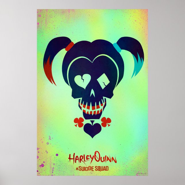 Suicide Squad | Harley Quinn Head Icon Poster (Framsidan)