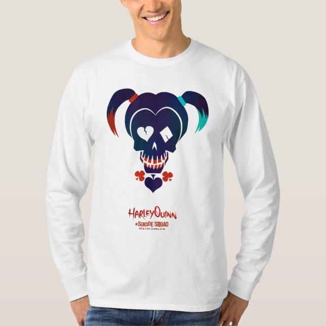 Suicide Squad | Harley Quinn Head Icon T-shirt (Framsida)
