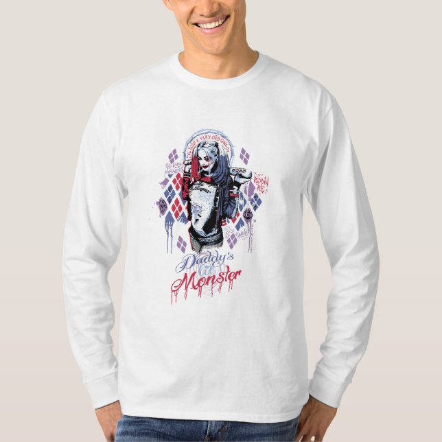 Suicide Squad | Harley Quinn Inked Graffiti Tröja (Framsida)