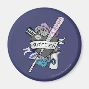 Suicide Squad Harley Quinn "Rotten" TattoArt Magnet