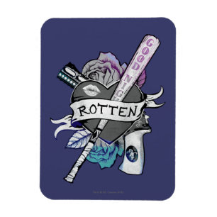 Suicide Squad Harley Quinn "Rotten" TattoArt Magnet