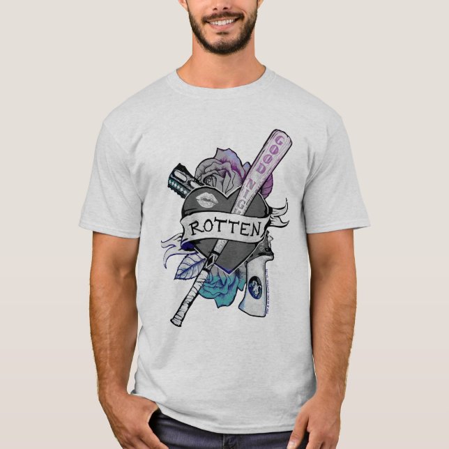 Suicide Squad | Harley Quinn "Rotten" TattoArt T-shirt (Framsida)