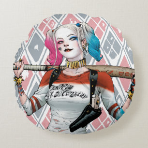 Suicide Squad Harley Quinn Rund Kudde