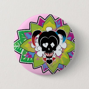 Suicide Squad   Harley Quinn Skull Tattoo Art Knapp
