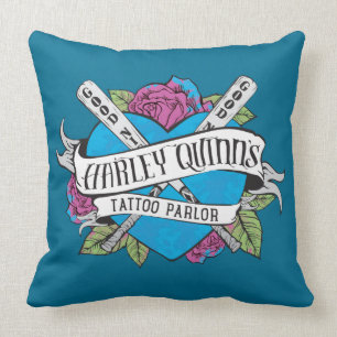 Suicide Squad Harley Quinns Tatto Parlor Heart Kudde