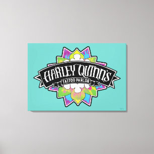 Suicide Squad Harley Quinns Tatto Parlor Lotus Canvastryck