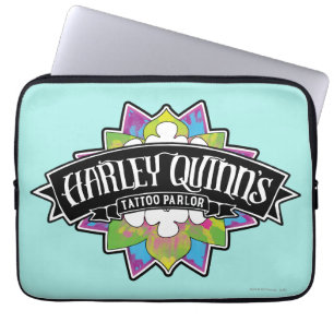 Suicide Squad Harley Quinns Tatto Parlor Lotus Laptop Fodral