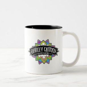Suicide Squad Harley Quinns Tatto Parlor Lotus Två-Tonad Mugg