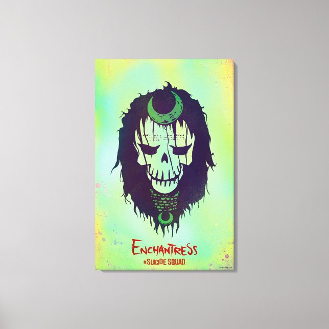 Suicide Squad | Ikon för annonsfigur Canvastryck (Framsida)