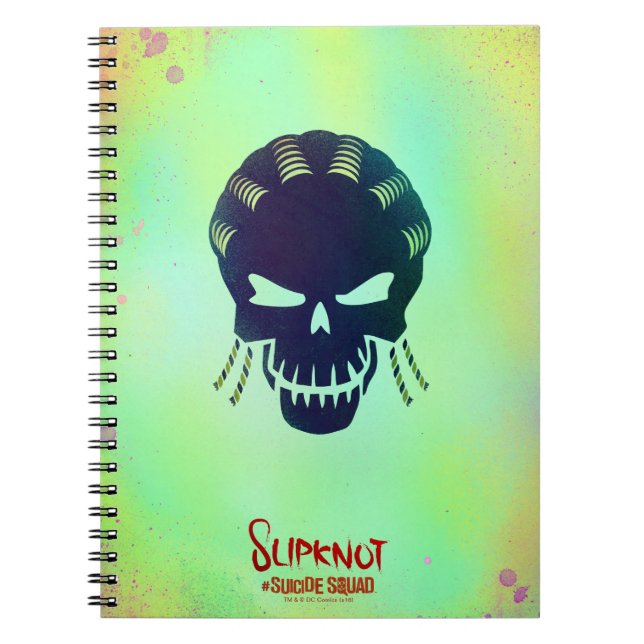 Suicide Squad | Ikon för bildskärmshuvud Anteckningsbok Med Spiral (Framsidan)