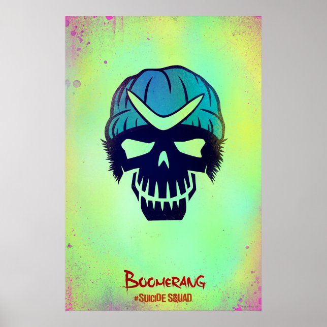 Suicide Squad | Ikon för Boomerang Head Poster (Framsidan)
