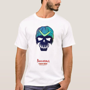 Suicide Squad Ikon för Boomerang Head T Shirt