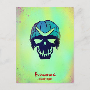 Suicide Squad Ikon för Boomerang Head Vykort