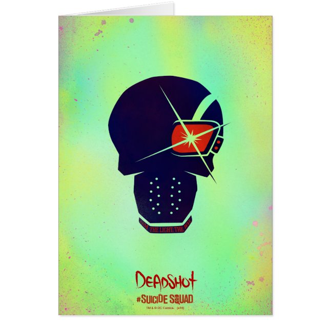 Suicide Squad | Ikon för Dölj huvud Hälsningskort (Framsidan)