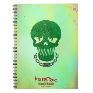 Suicide Squad   Ikon för Killer Croc Head Anteckningsbok