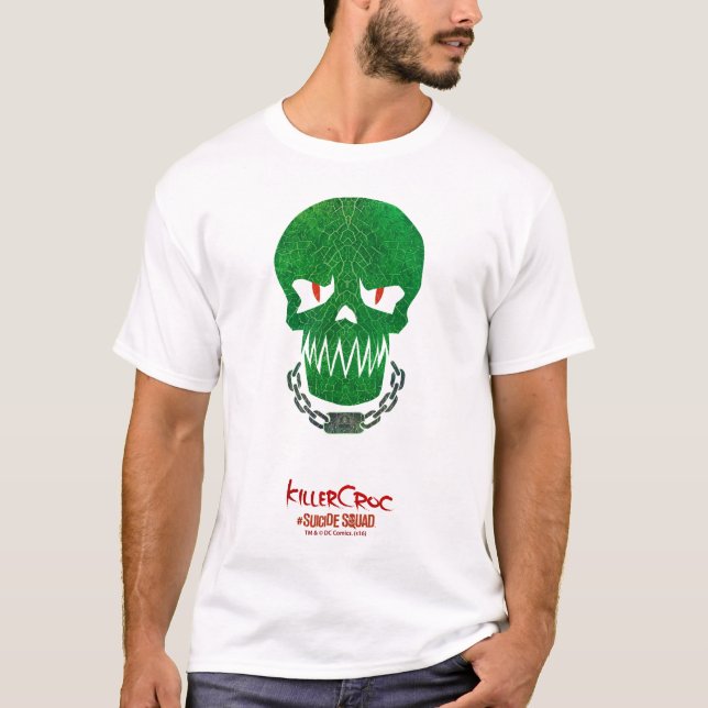 Suicide Squad | Ikon för Killer Croc Head Tee Shirt (Framsida)