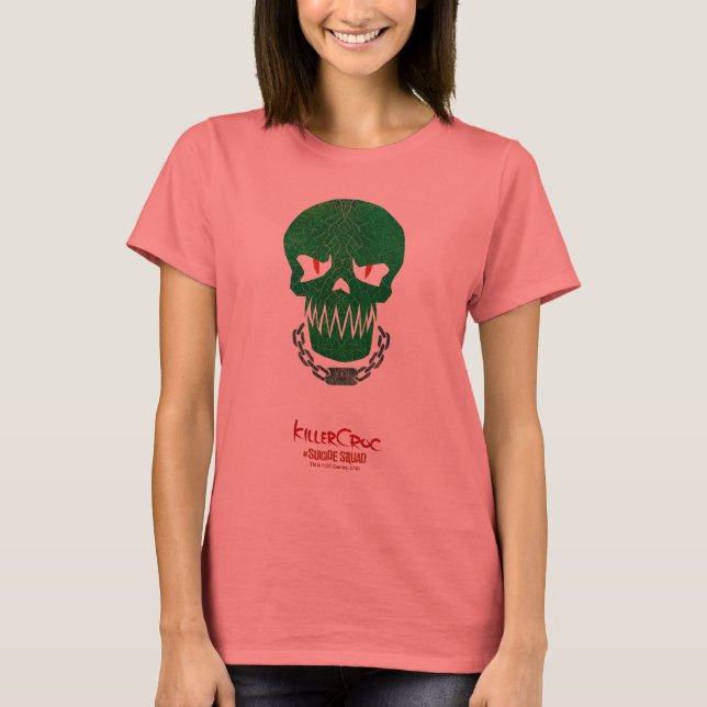 Suicide Squad | Ikon för Killer Croc Head Tee Shirt (Framsida)