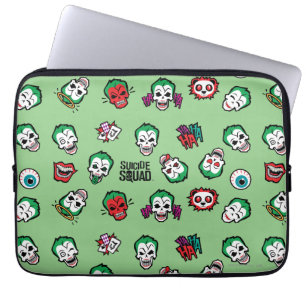 Suicide Squad   Joker Emoji Mönster Laptop Fodral