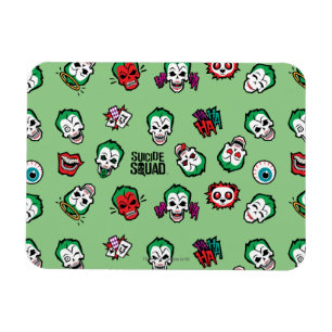 Suicide Squad   Joker Emoji Mönster Magnet