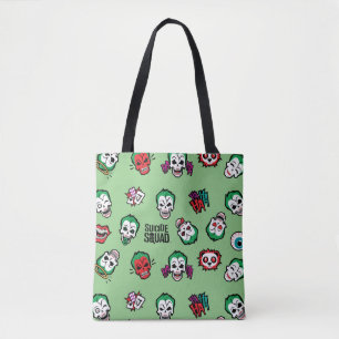 Suicide Squad   Joker Emoji Mönster Tygkasse