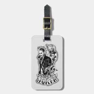 Suicide Squad Joker & Harley Airbrush Tattoo Bagagebricka