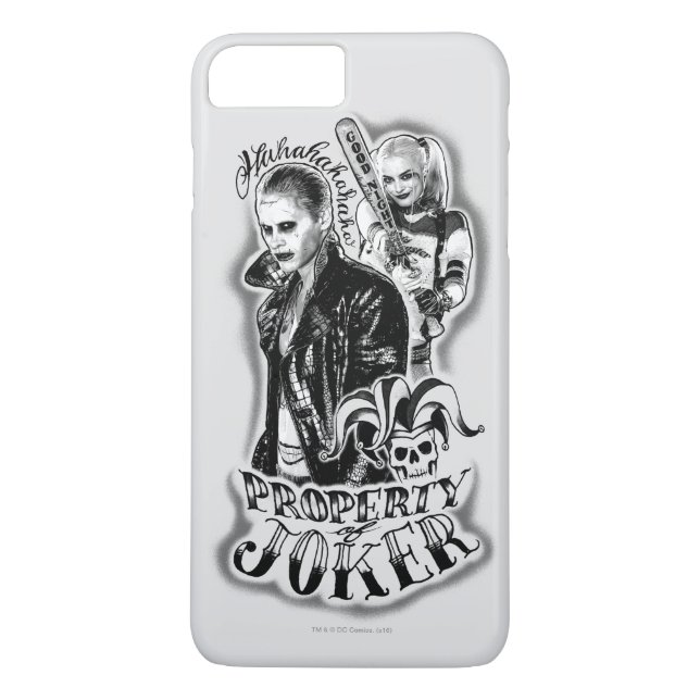 Suicide Squad | Joker & Harley Airbrush Tattoo Case-Mate iPhone Skal (Baksida)