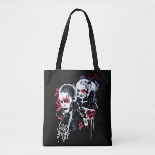 Suicide Squad Joker & Harley Painting Graffiti Tygkasse