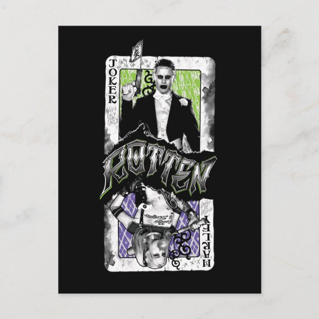 Suicide Squad | Joker & Harley Rotten Vykort (Framsida)