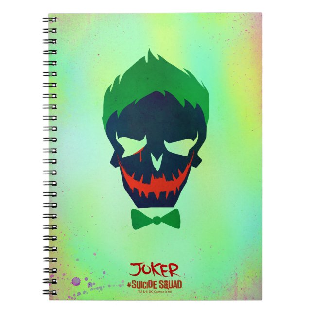 Suicide Squad | Joker Head Icon Anteckningsbok (Framsidan)