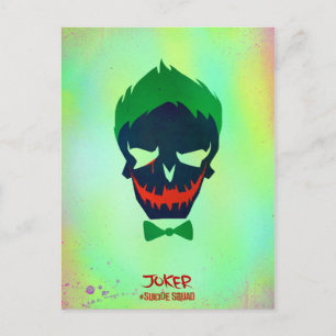 Suicide Squad   Joker Head Icon Vykort