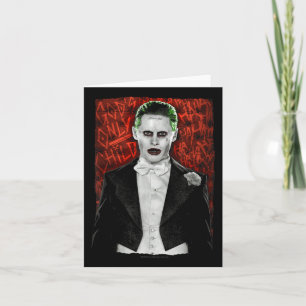Suicide Squad Joker nedtryckt till Döda Kort