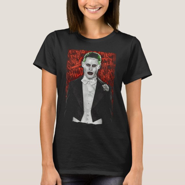 Suicide Squad Joker nedtryckt till Döda T Shirt (Framsida)