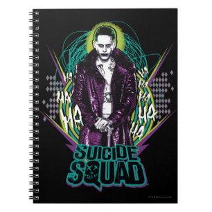 Suicide Squad Joker Retro Sten Graphic Anteckningsbok Med Spiral