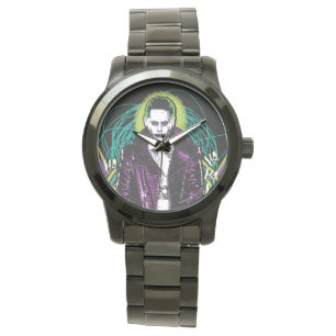 Suicide Squad Joker Retro Sten Graphic Armbandsur
