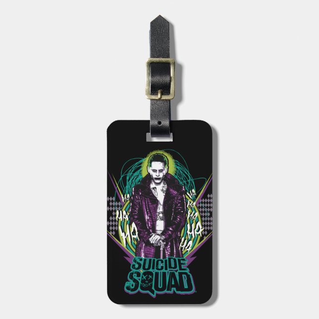 Suicide Squad | Joker Retro Sten Graphic Bagagebricka (Vertikal Framsida)