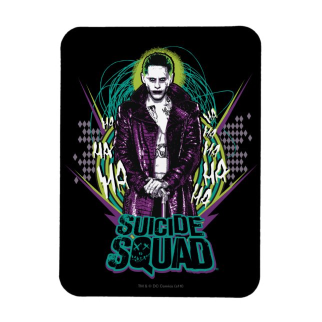 Suicide Squad | Joker Retro Sten Graphic Magnet (Vertikal)
