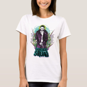 Suicide Squad Joker Retro Sten Graphic T-shirt