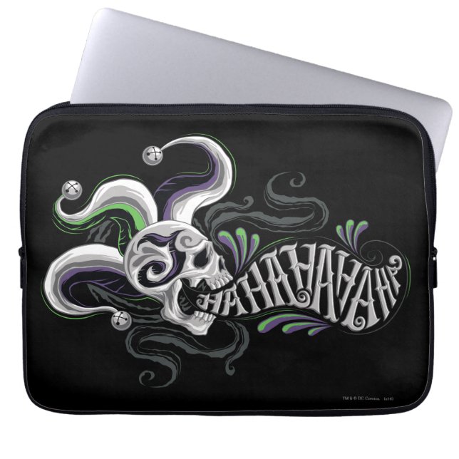 Suicide Squad | Joker Skull - Haha Laptop Fodral (Framsidan)