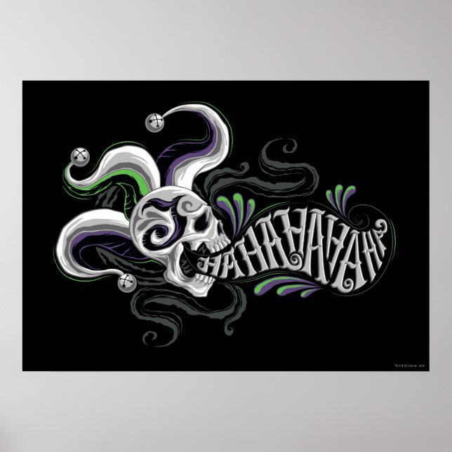 Suicide Squad | Joker Skull - Haha Poster (Framsidan)