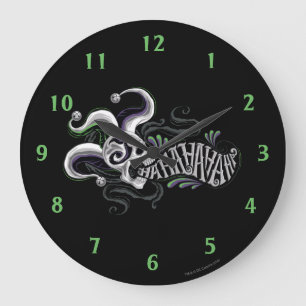 Suicide Squad   Joker Skull - Haha Stor Klocka