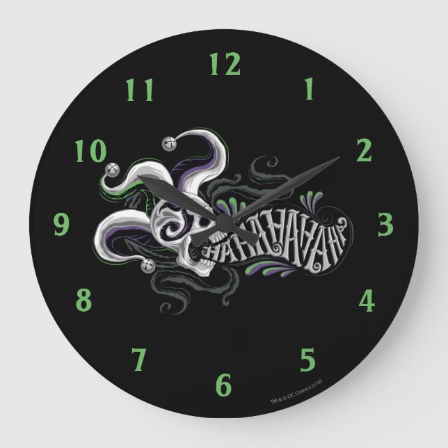 Suicide Squad | Joker Skull - Haha Stor Klocka (Framsida)