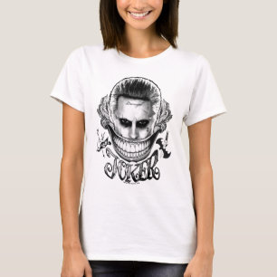 Suicide Squad   Joker Smile 2 Tee Shirt