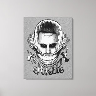 Suicide Squad Joker Smile Canvastryck