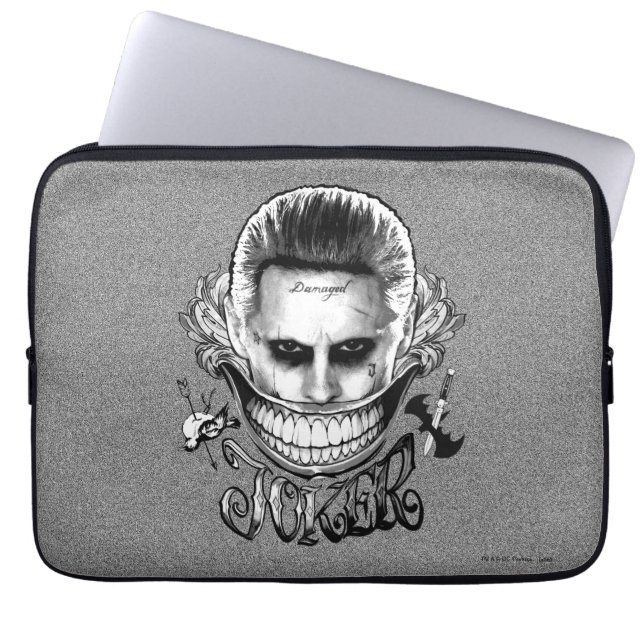 Suicide Squad | Joker Smile Laptop Fodral (Framsidan)