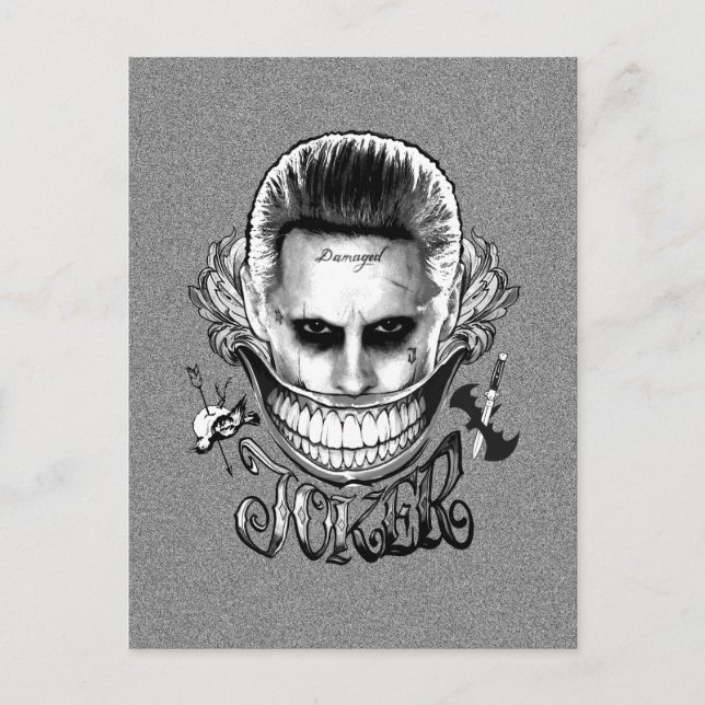 Suicide Squad | Joker Smile Vykort (Framsida)