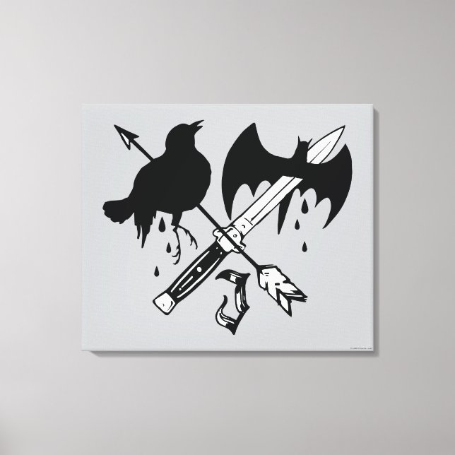 Suicide Squad | Joker-symbol Canvastryck (Framsida)