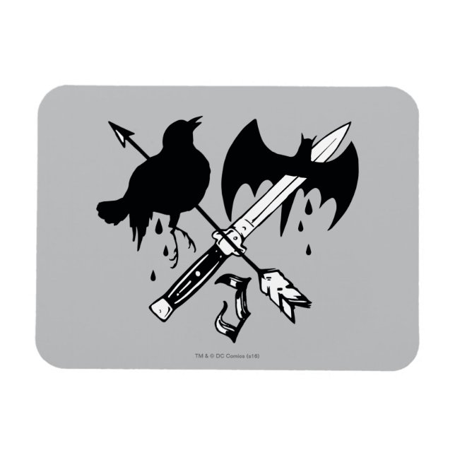 Suicide Squad | Joker-symbol Magnet (Horisontell)