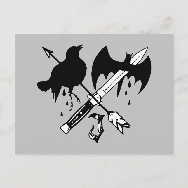 Suicide Squad | Joker-symbol Vykort (Framsida)