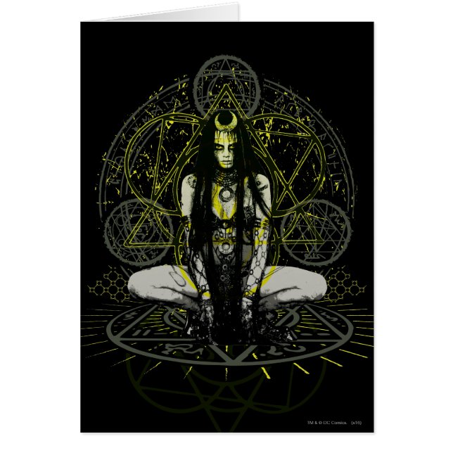 Suicide Squad | Kantress Magic Circles Hälsningskort (Framsidan)